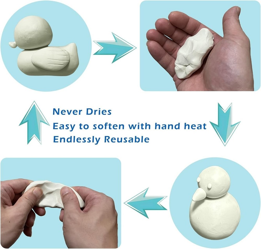 Professional Non Drying Modeling Clay Sculpting Stop Motion Clay