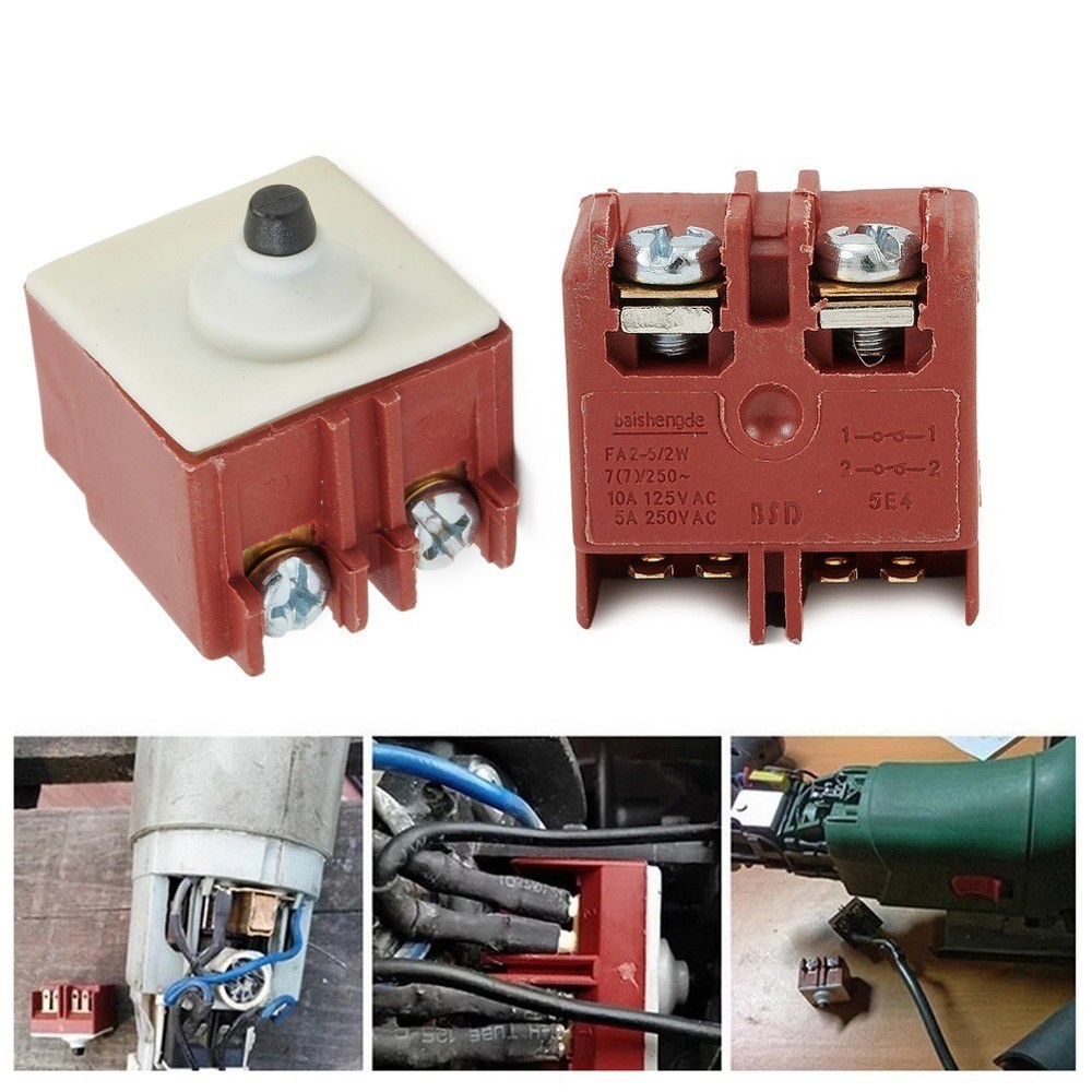 Angle Grinder Switch 250V 5A Angle Grinder Button Switch Home DIY Parts