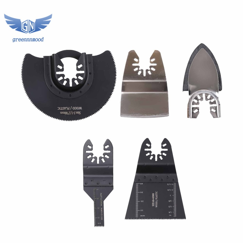 104Pcs Oscillating Multi Tool Blade Include 18 Types Blades 80 Sandpapers 4 Pads