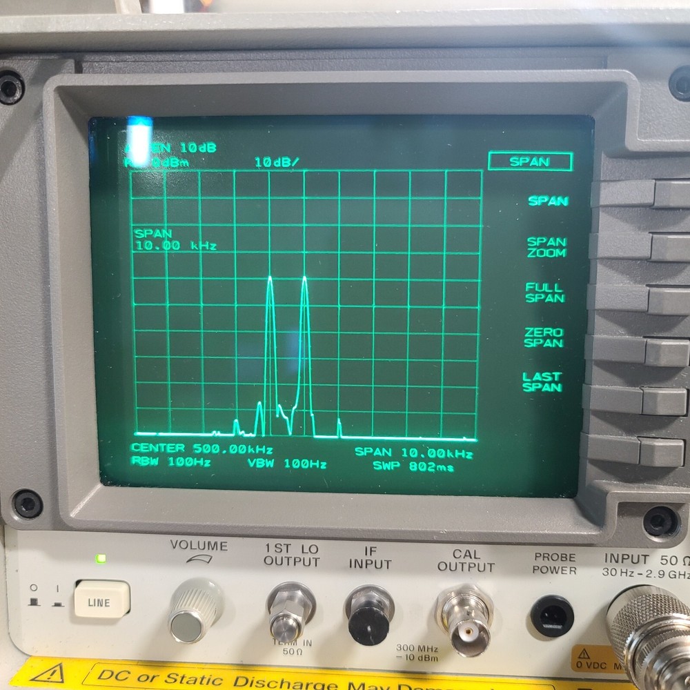 HP 8560E RF Spectrum Analyzer 30Hz-2.9GHz
