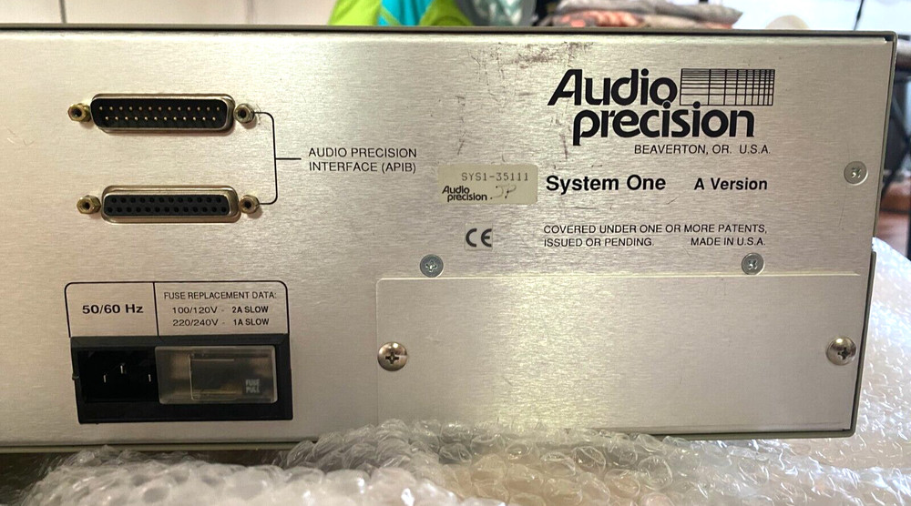 Audio Precision System One SYS1-35111 A Version Power Tested Only