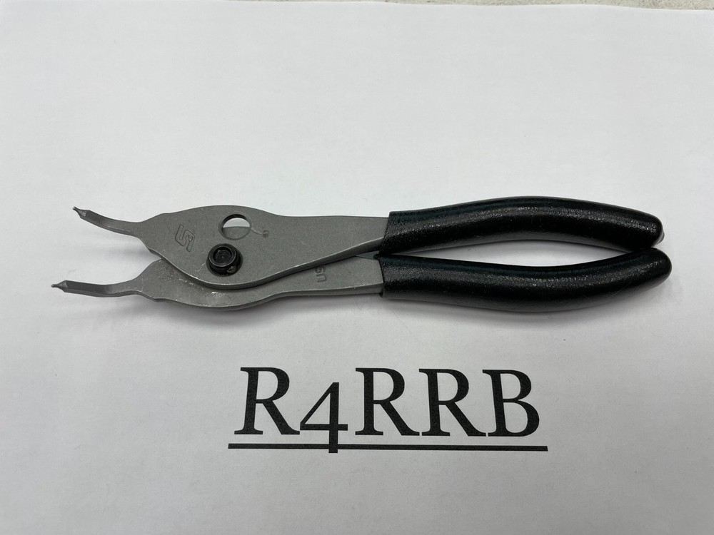 Snap-on Tools NEW BLACK 45° Tip .038 Convertable Snap Ring Pliers SRPCR3845BK