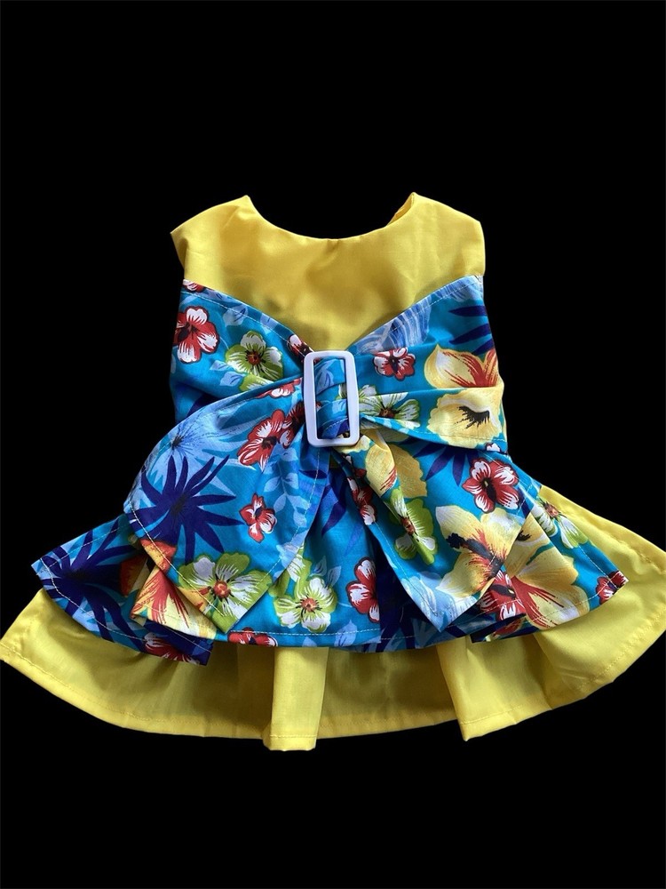 Tropical Handmade Dog Dress  Large