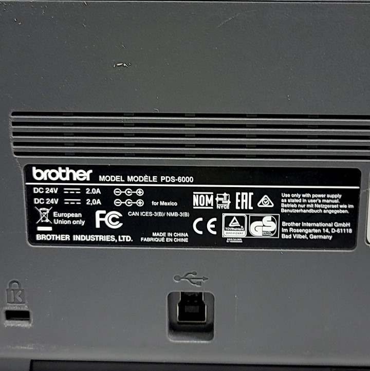 BROTHER PDS-6000 Sheet Fed Document Scanner