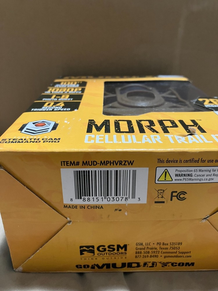 Muddy Morph Verizon Cellular Trail Camera 26MP