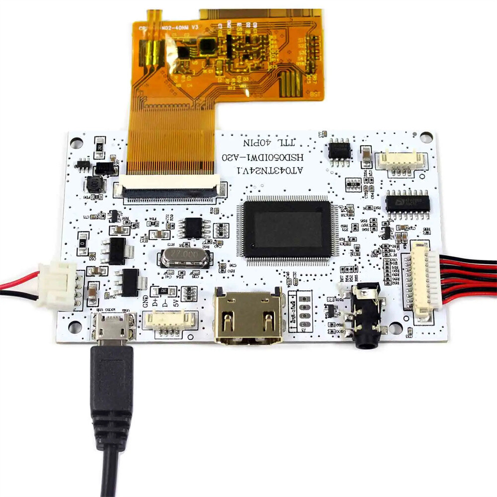 HD MI LCD Controller Board With 4.3" 480x272 LCD Screen For Raspberry Pi