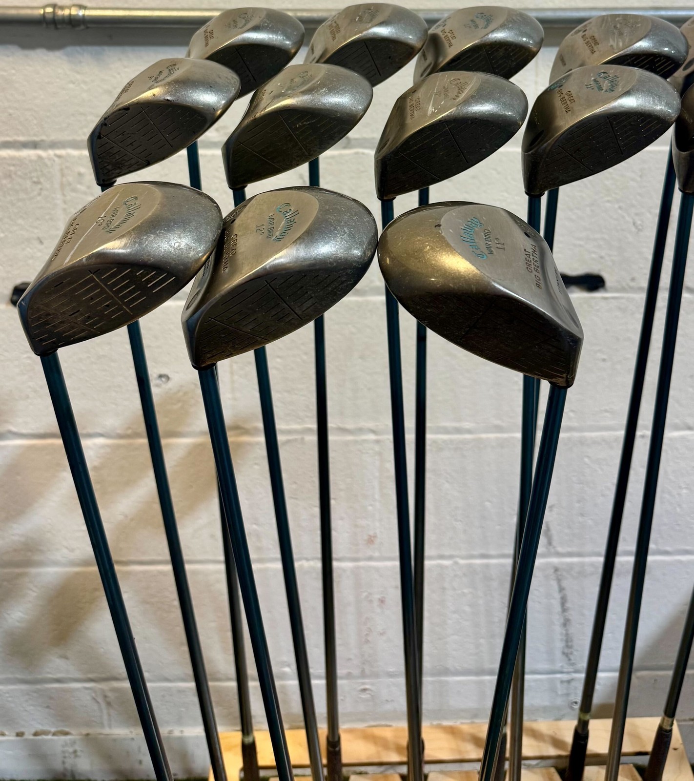 Wholesale Lot of 15 Golf Clubs - Callaway Drivers - Various Lofts - Ladies Flex