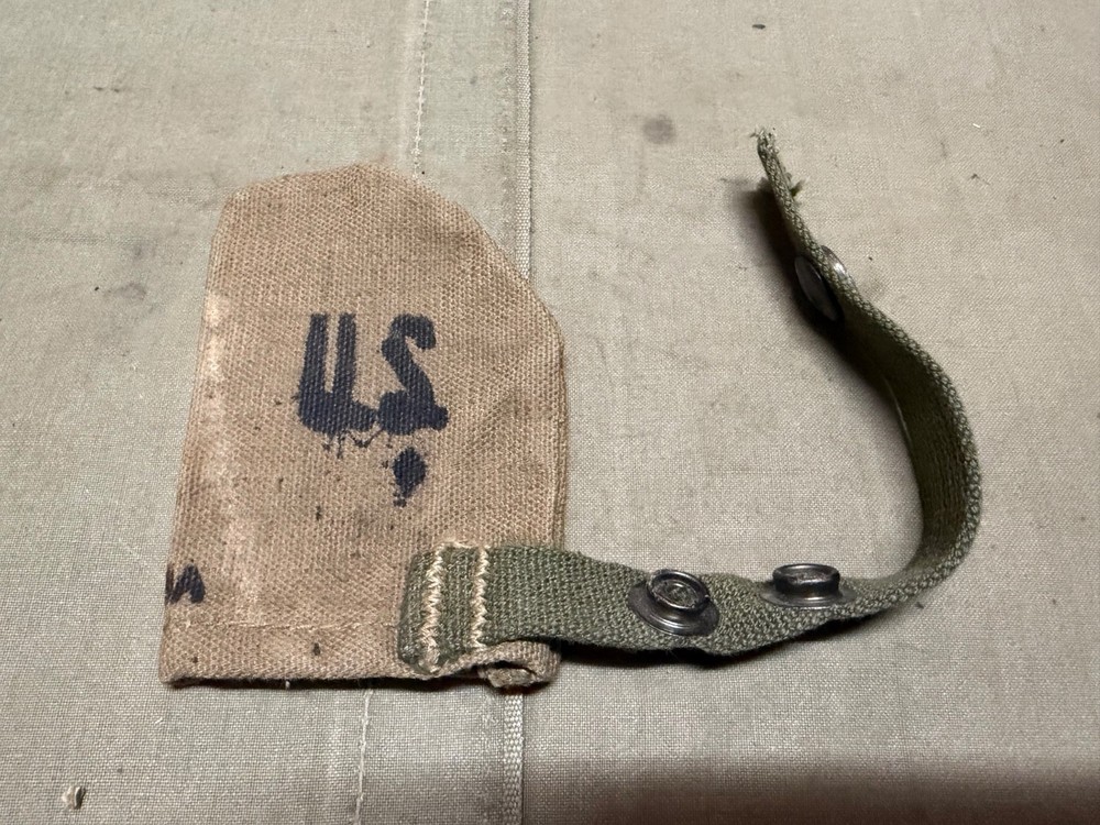 ORIGINAL WWII US ARMY 1942 M1 GARAND CARBINE RIFLE MUZZLE COVER-OD#3