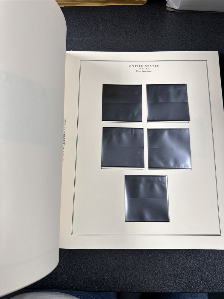 Scott Plate Block Album With Dust Case ( No Stamp )