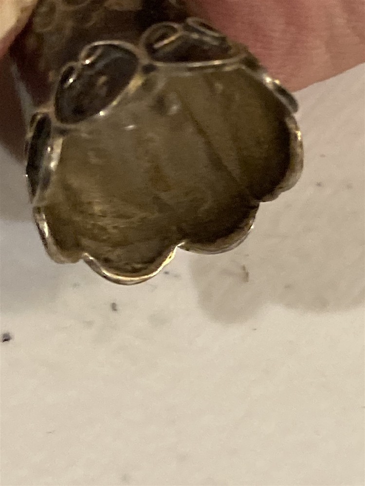antique silver thimble for sewing