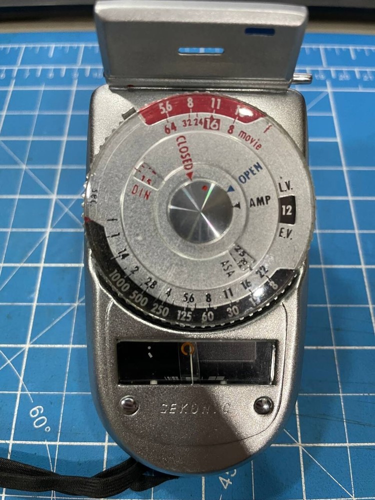 SEKONIC AUTO-LEADER MODEL 38 CAMERA EXPOSURE METER WORKING