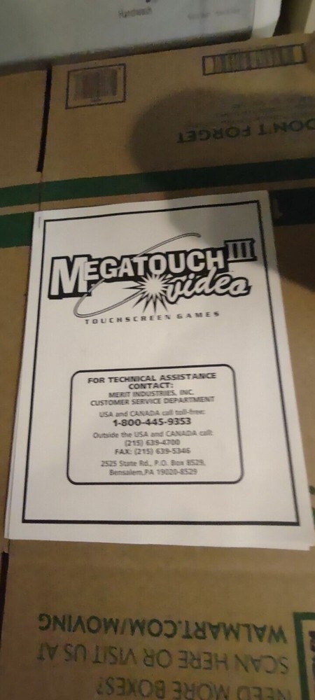 megatouch 3 arcade manual #1045