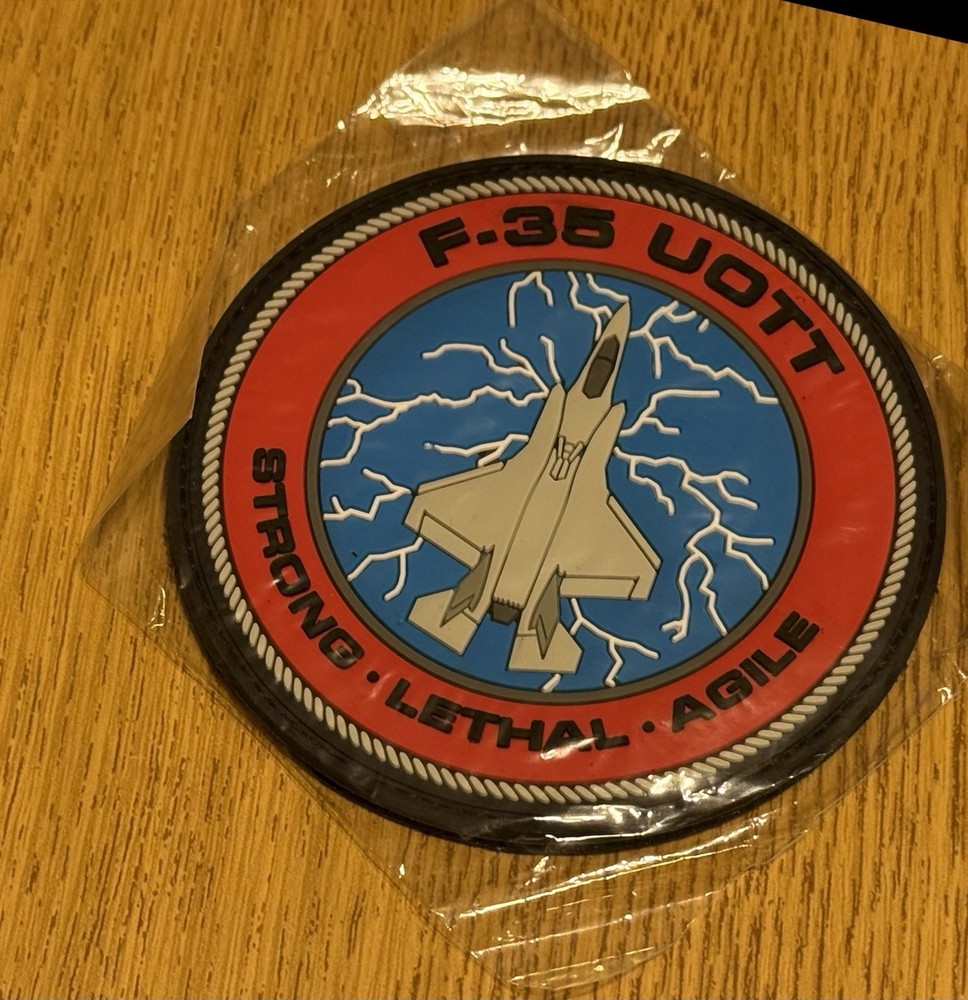 F-35 Lightning JSF  UOTT  United Test Team Group PVC Patch