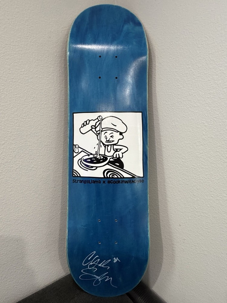 The Ollie Llama Clyde Singleton Deck - Signed by Clyde Singleton #1
