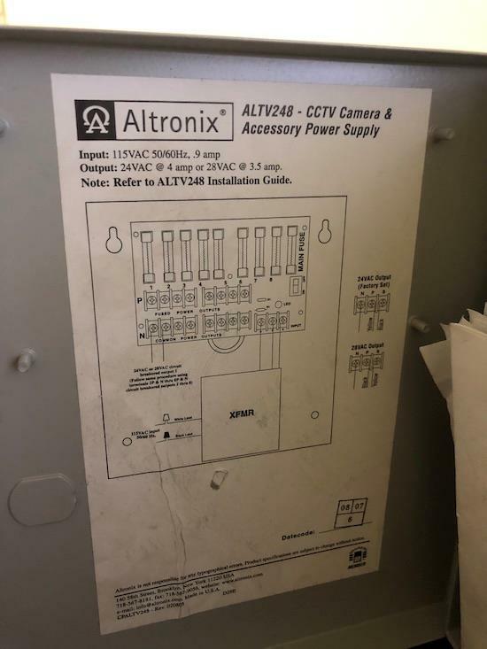 ALTRONIX ALTV248 CCTV CAMERA & ACCESSORY POWER SUPPLY