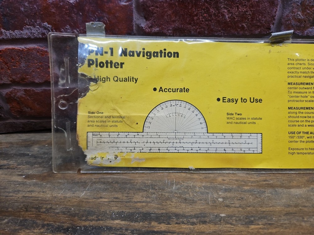 Jeppesen Sanderson, PN-1 Navigation Plotter, 1985 !!!