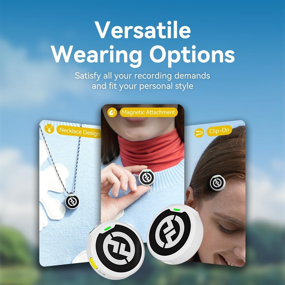 Hollyland Lark M2 Wireless Lavalier Microphone for iPhone/Android/Camera/PC/Lapt