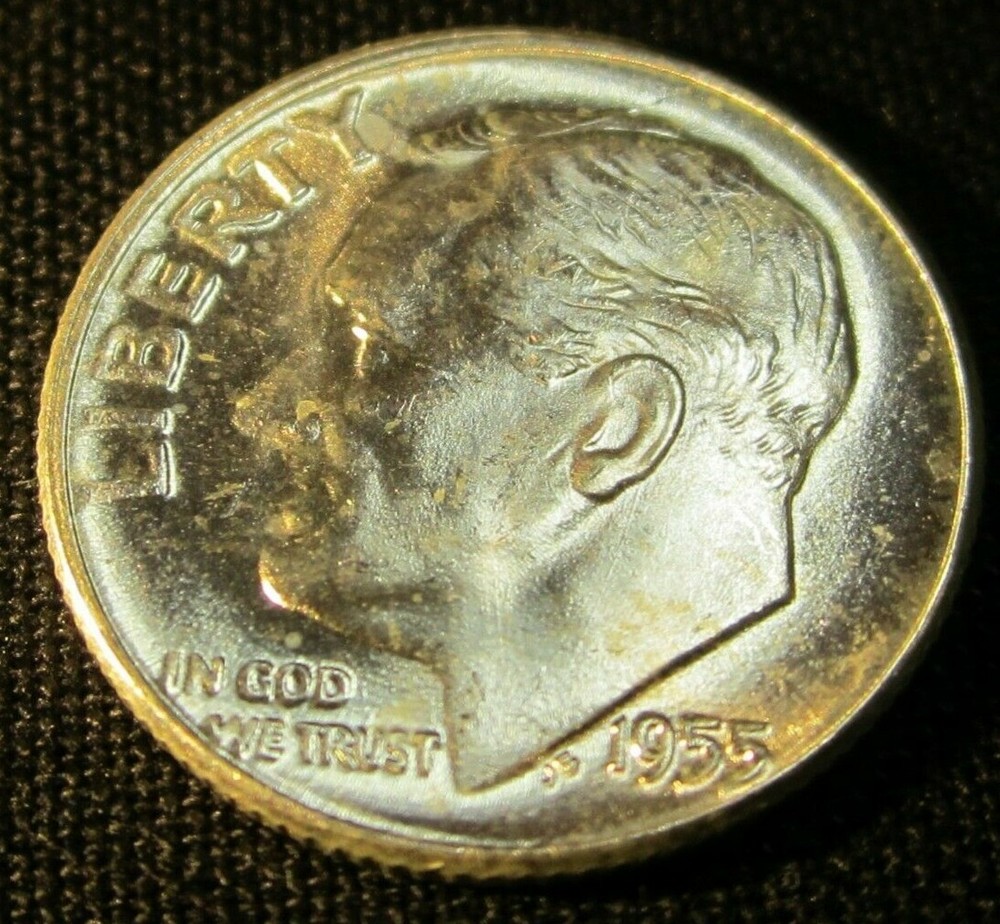 1955 (P) Roosevelt Silver Dime - Uncirculated