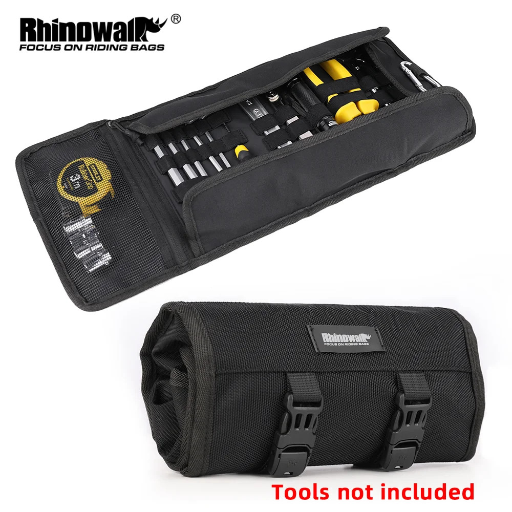 Rhinowalk Motorcycle Tool Bag Portable Pouch Outdoor Repair Tool Roll Pack