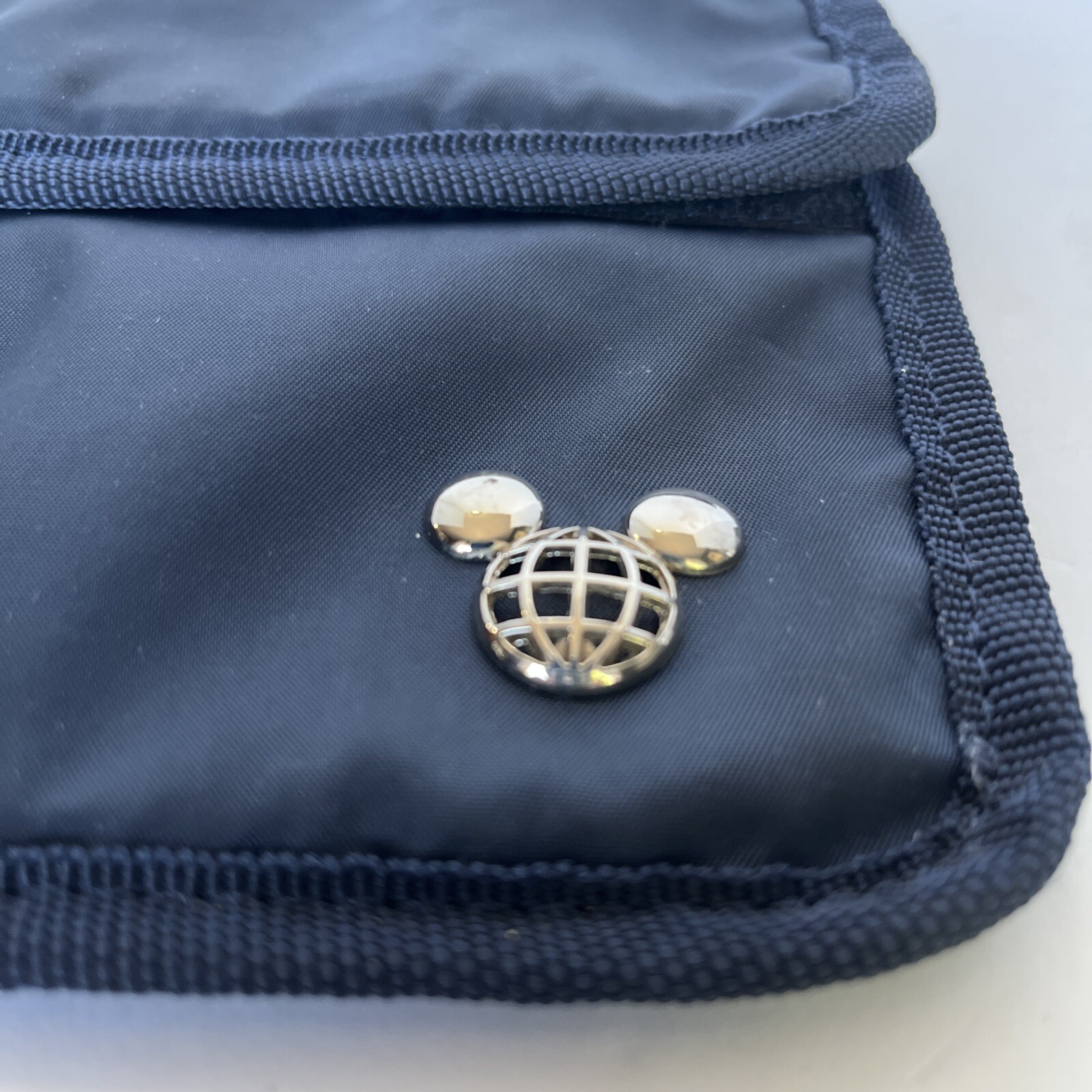 Disney TAG Travel Accessories Gear Navy Blue Neck Wallet ID Holder Bag