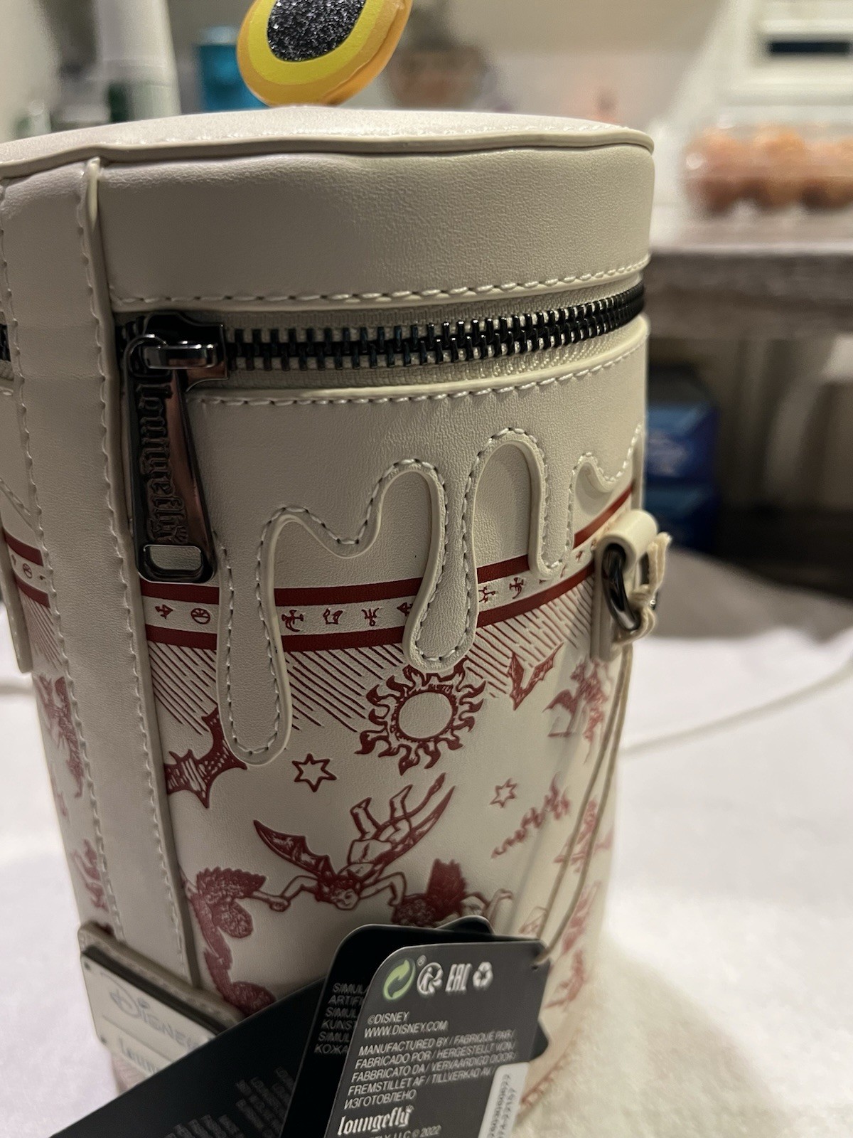 Hocus Pocus Black Flame Glow Candle Crossbody Bag