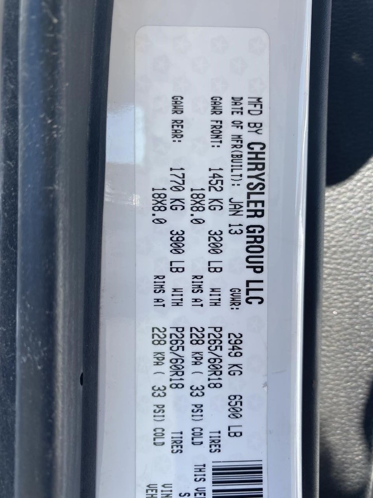 Used Steering Column fits: 2013 Dodge Durango Floor Shift manual adjustable Grad