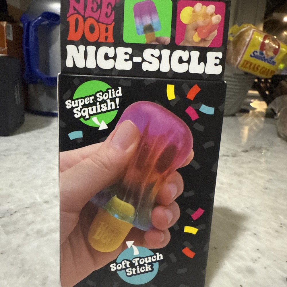 Viral Nee Doh Nice-Sicle Squeeze Ball Multicolor Super Solid Squish