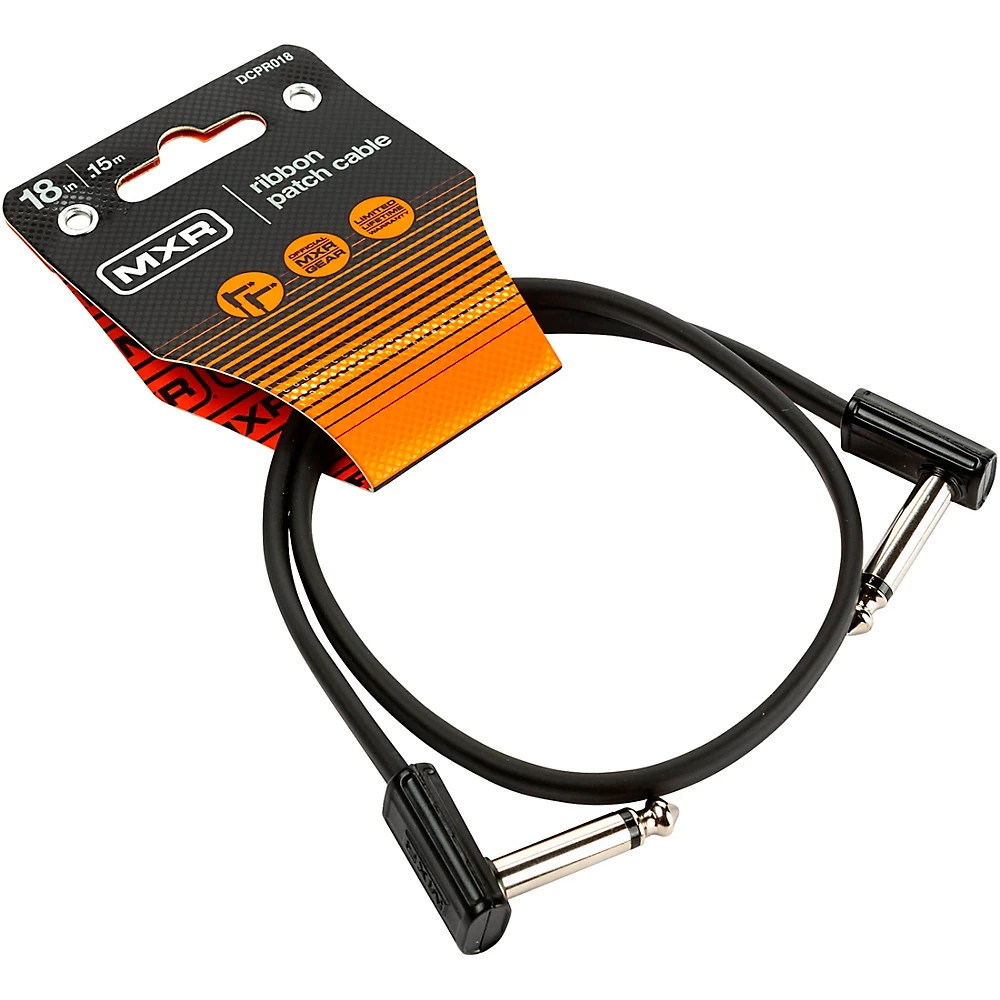 MXR Ribbon Patch Cable 18 in. Black