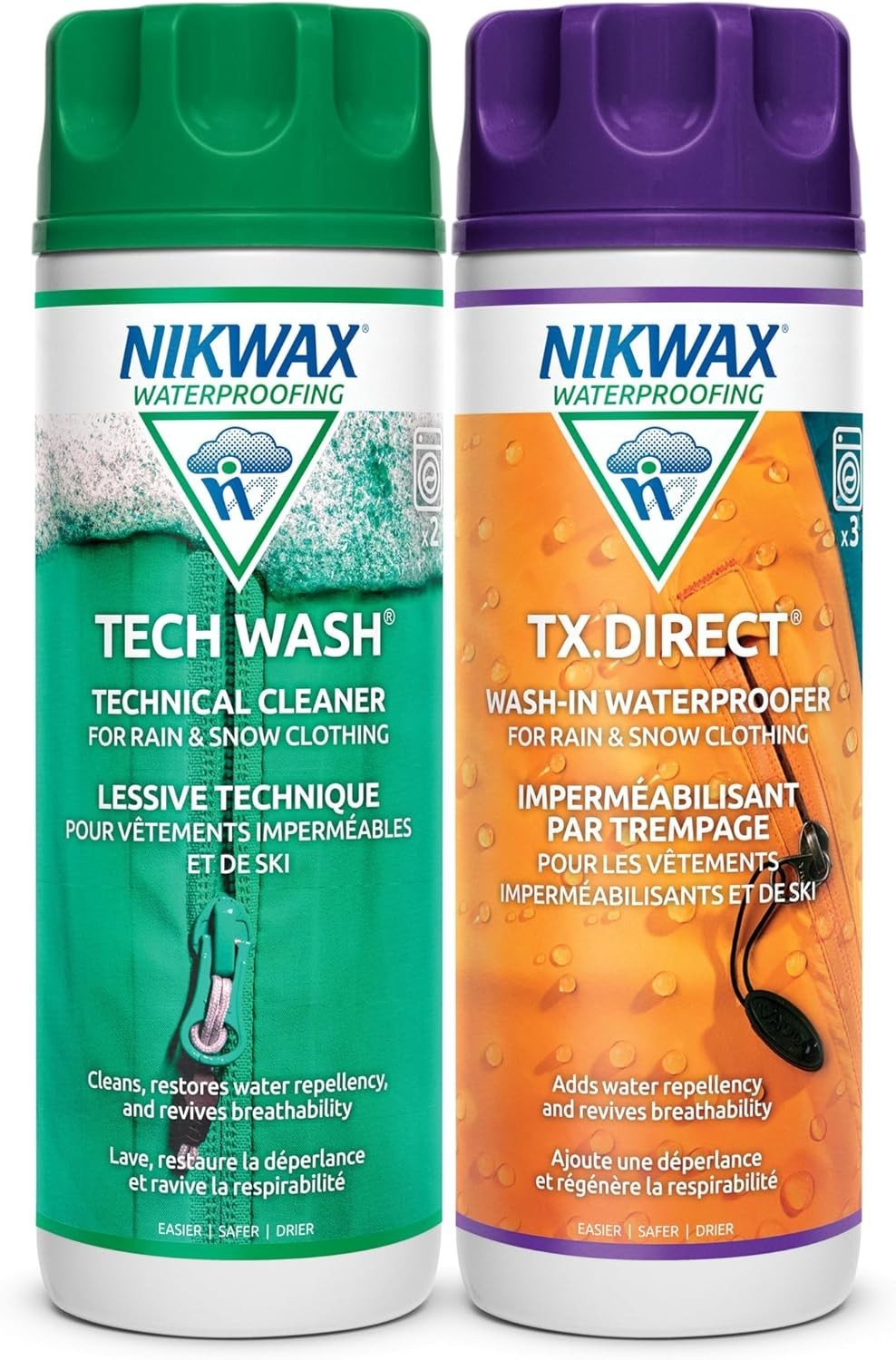 Nikwax Tech Wash/TX.Direct Weatherproofing One Color 10oz. / 300ml