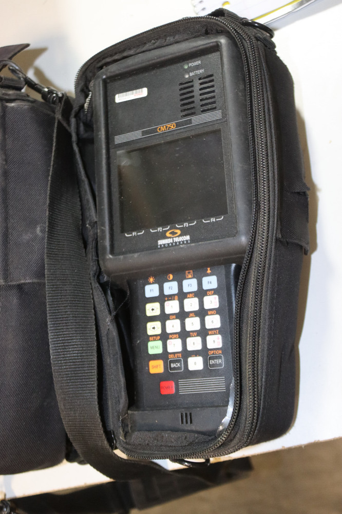 Sunrise Telecom CM750 Analog & Digital SLM Network Analyzer