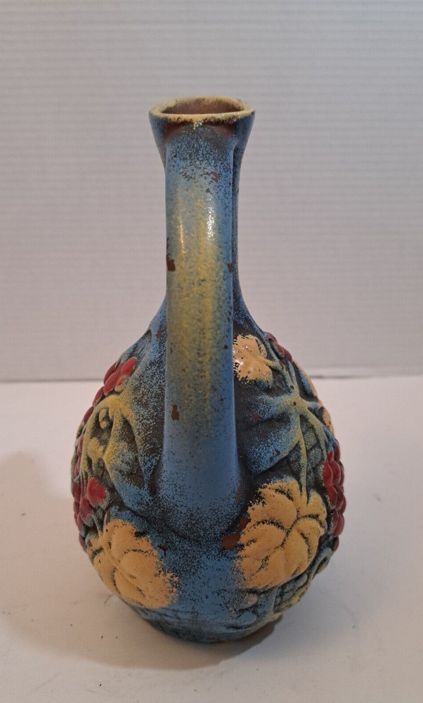 Grapevine Design Pottery Pitcher