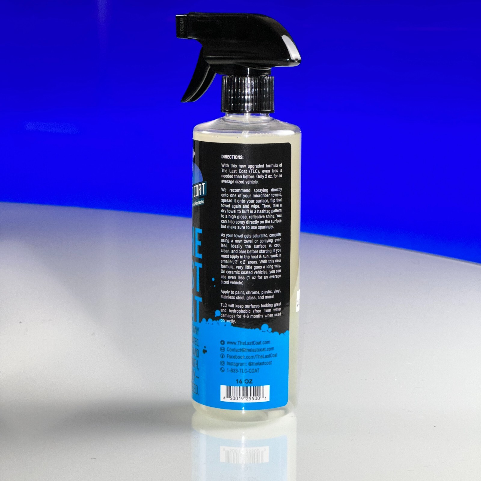 2x 16oz THE LAST COAT V2 Ceramic Coating & Sio2 Detail TLC2 Wax Hydrophobic [☆]