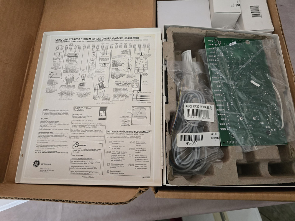 Concord Express Control Panel - New in box