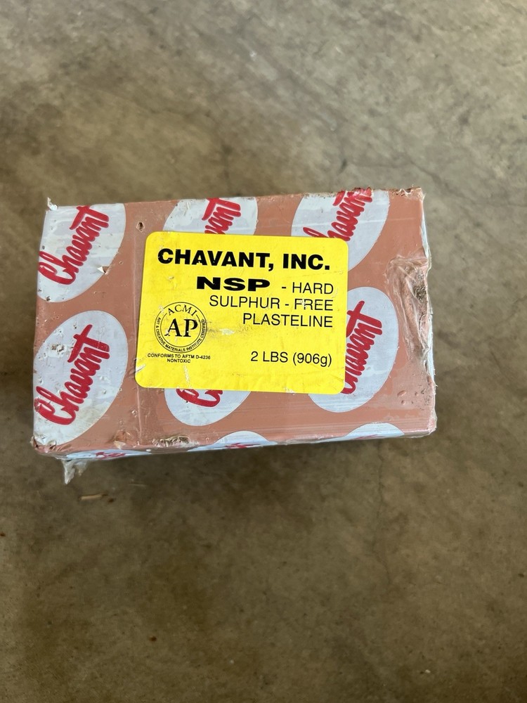 Chavant NSP Hard (Brown) 2 Lb Brick
