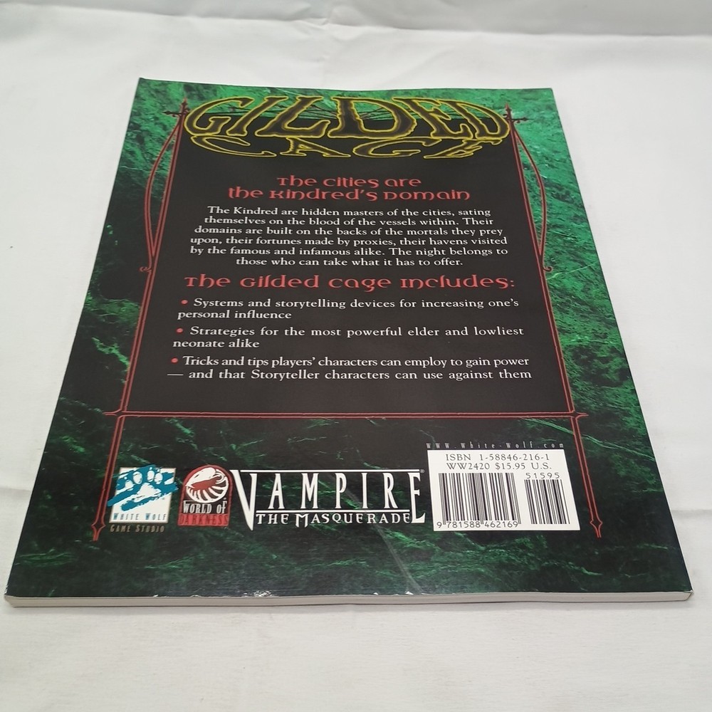 Gilded Cage Vampire the Masquerade WOD White Wolf