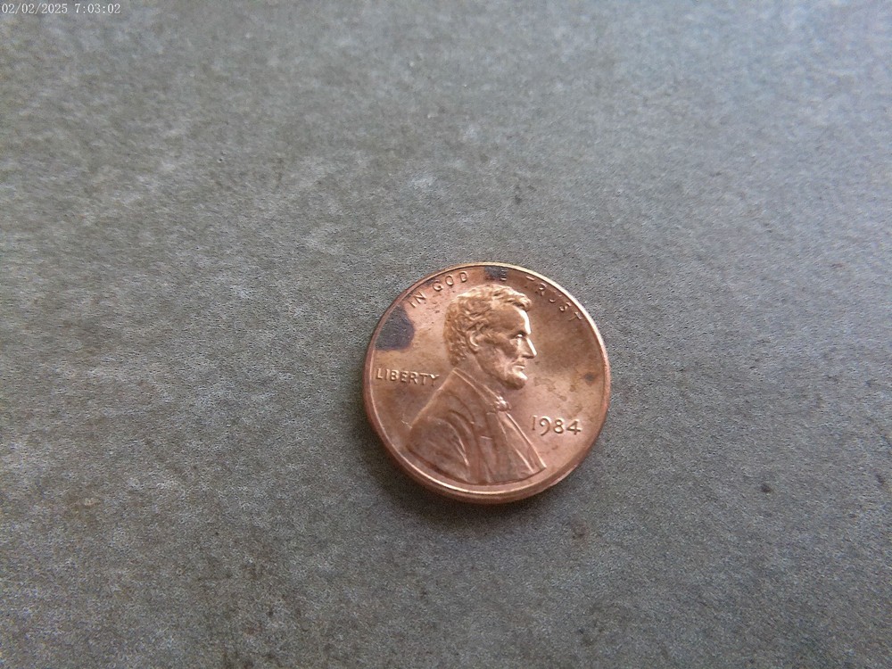 1984 error penny doubled die reverse