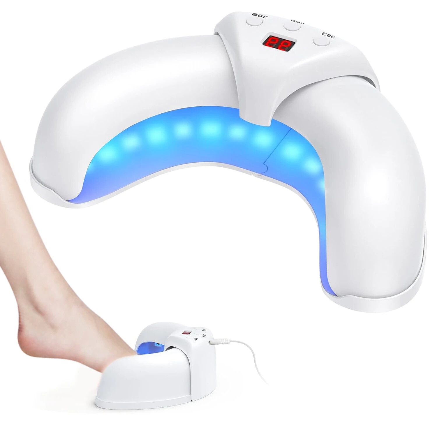 Nail Fungus Laser Nail Fungus Cleaning LED Light Device for Multiple Toenail US