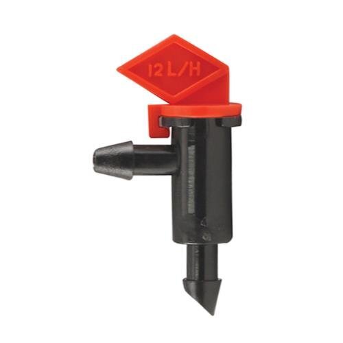 Hydro Flow 3 GPH Push-In Flag Emitter, Red
