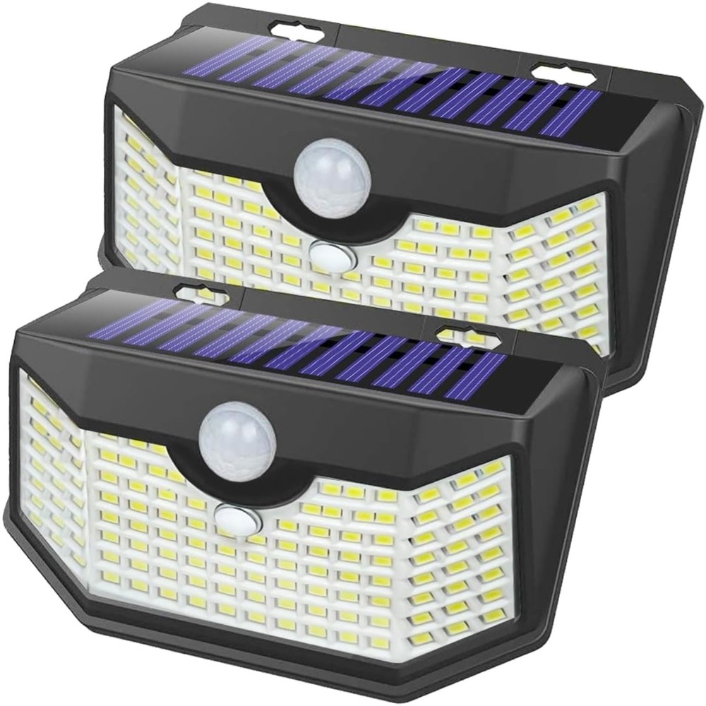 High-Performance Solar Wall Lights - Motion Sensor, 1200 Lumen, Daylight White