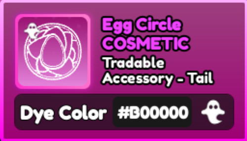 World Zero WZ - COSMETICS - #B00000 (GHOST) - TAIL