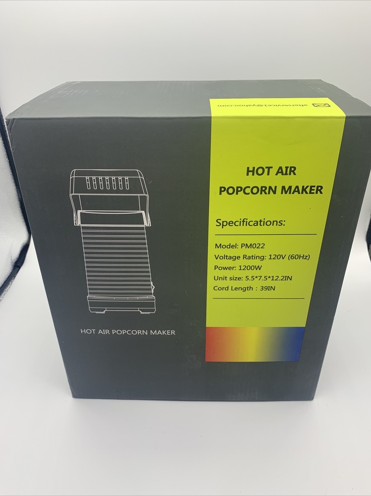 Hot Air Popcorn Maker Pm02