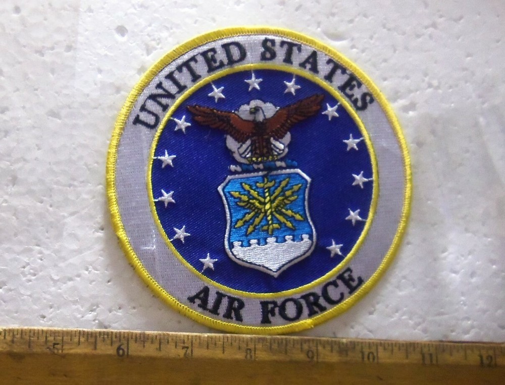 Large US Air Force Logo Embroidered Patch