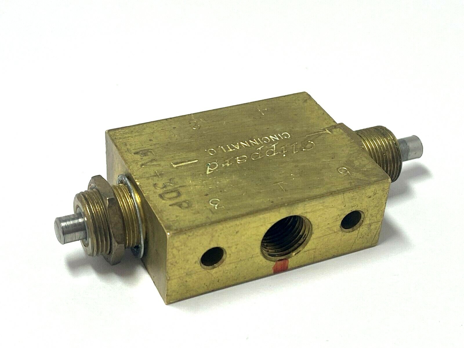 Clippard FV-3DP 3-Way Spool Double Plunger 2 Position Valve 1/8" NPT