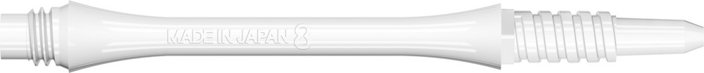Target 8 Flight Slim White 33mm Fixed Shaft