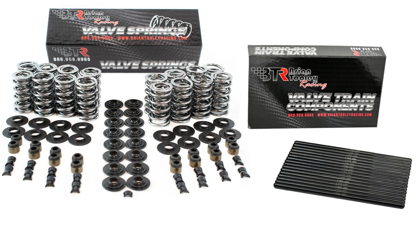 Brian Tooley Racing .660" Platinum Dual Valve Springs Kit & 7.400" Pushrods Set