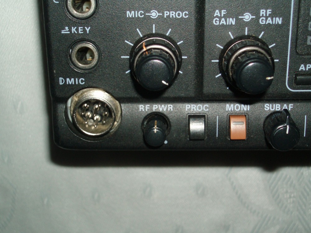 Yaesu HF FT-1000MP Mark V 200W knobs RF PWR/SQL/SUB SQL/ SPEED /MONI /PITCH