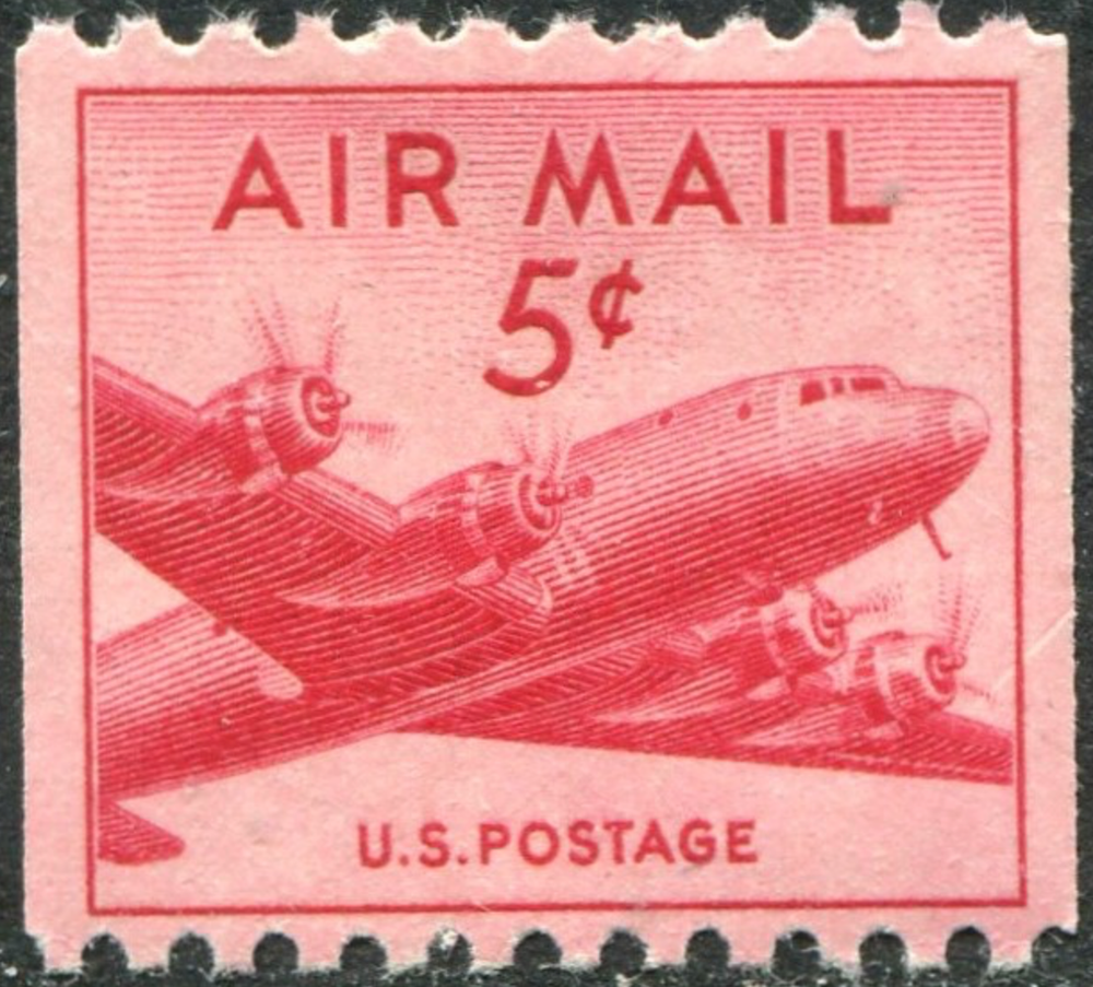 US #C37 MNH 1948 DC 4 Skymaster