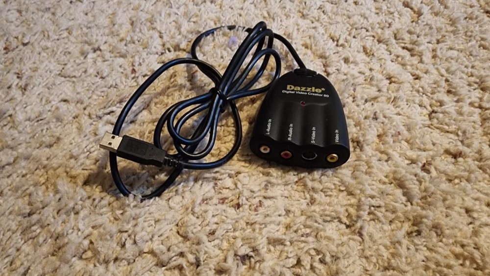 Dazzle * DVC-80 Digital Video Creator Capture Device USB Cable T1