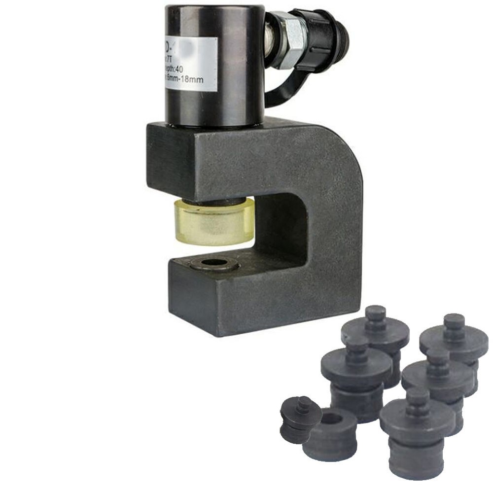 Hydraulic Cable Bridge Hole Punch Down Tools Hole Diggers Punching Force 70KN