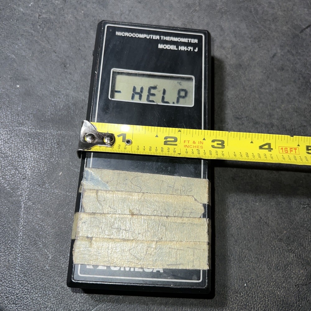 Omega Model HH-71 TH J Microcomputer Thermometer (No thermistor)